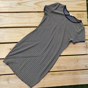 Striped tshirt dress